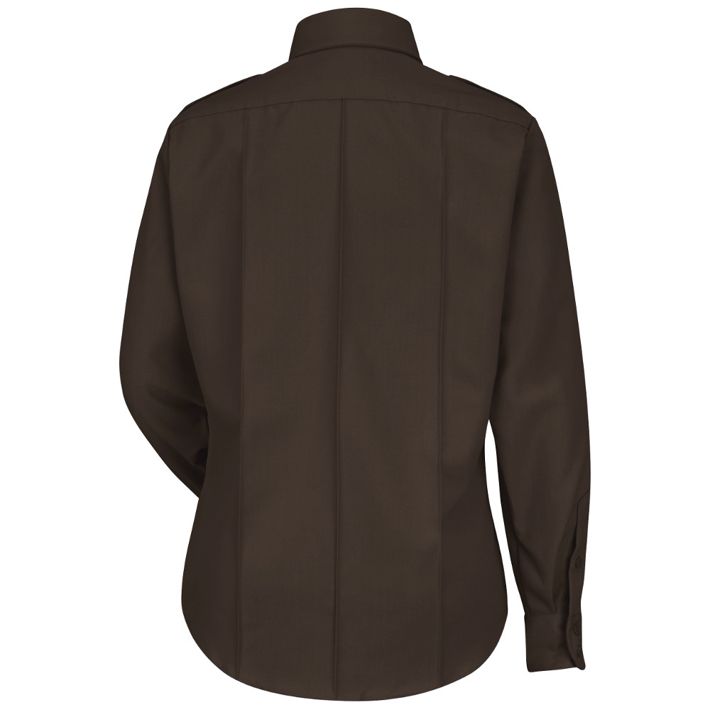 brown dress shirt women Iris Coffee Classic Fit Linen Shirt – camixa.com main image 0
