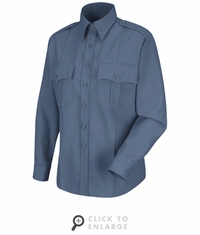 HS1173 Women's French Blue  Deputy Deluxe� Long Sleeve Uniform Shirt