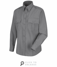 HS1174 Women's Grey Deputy Deluxe� Long Sleeve Uniform Shirt