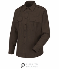 HS1183 Women's Brown Long Sleeve Sentry Plus Shirt