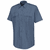 HS1219 Men's French Blue  Deputy Deluxe Short Sleeve Uniform Shirt