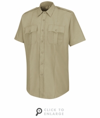 HS1222 Men's Silver Tan  Deputy Deluxe� Short Sleeve Uniform Shirt