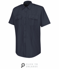 HS1224 Men's Dark Navy Deputy Deluxe� Short Sleeve Uniform Shirt
