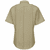HS1248 Men's Tan Sentry� Plus Short Sleeve Shirt With Zipper