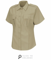 HS1277 Women's Silver Tan Deputy Deluxe� Short Sleeve Uniform Shirt