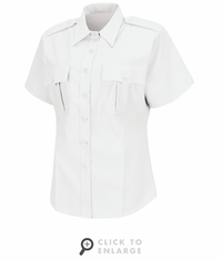 HS1278 Women's White Deputy Deluxe� Short Sleeve Uniform Shirt