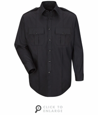 HS1520 New Dimension� Plus Long Sleeve Poplin Shirt