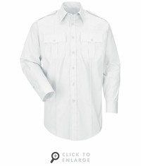 HS1528 New Dimension� Plus Long Sleeve Poplin Shirt