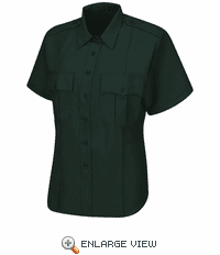 HS1545 Men's Spruce Green Sentry� Plus Short Sleeve Shirt With Zipper