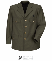 HS3345B Men's Poly/ Wool Tropical Dress Coat