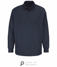 HS5127 Dark Navy Long Sleeve Special OPS Polo