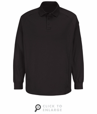 HS5128 Black Long Sleeve Special OPS Polo