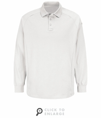 HS5130 White Long Sleeve Special OPS Polo