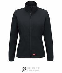 JP67BK Women's Black Deluxe Soft Shell Jacket