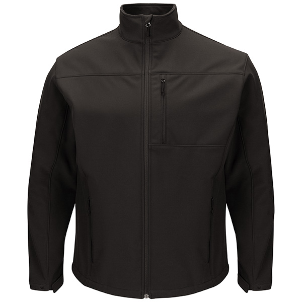 Red Kap JP68BK Men's Black Deluxe Soft-Shell Jacket