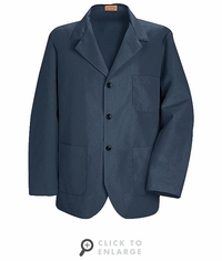 KP10NV Navy Lapel Counter Coat