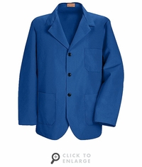 KP10RB Royal Blue Lapel Counter Coat