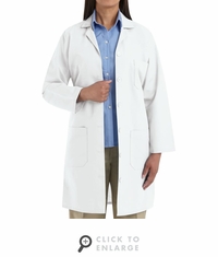 KP13WH Women's White Red Kap Lab Coat