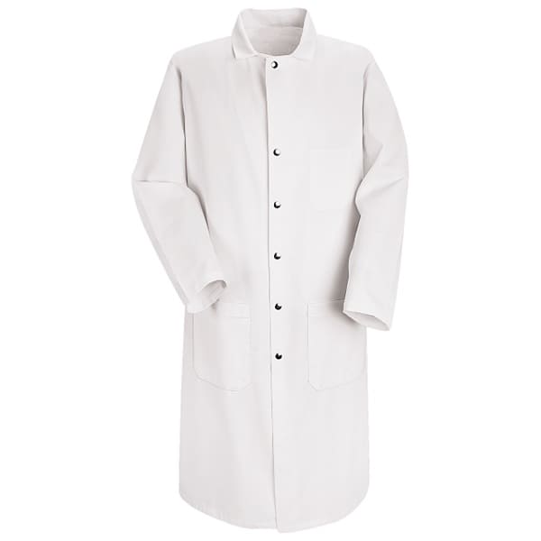 Red Kap KT50WH White Full Cut Butcher Coat