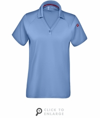 Medium Blue Women's Cooling Stretch Jersey Polo