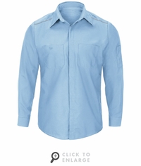 Men's Light Blue Pro Airflow Work Shirt - Long Sleeve SP3ALB