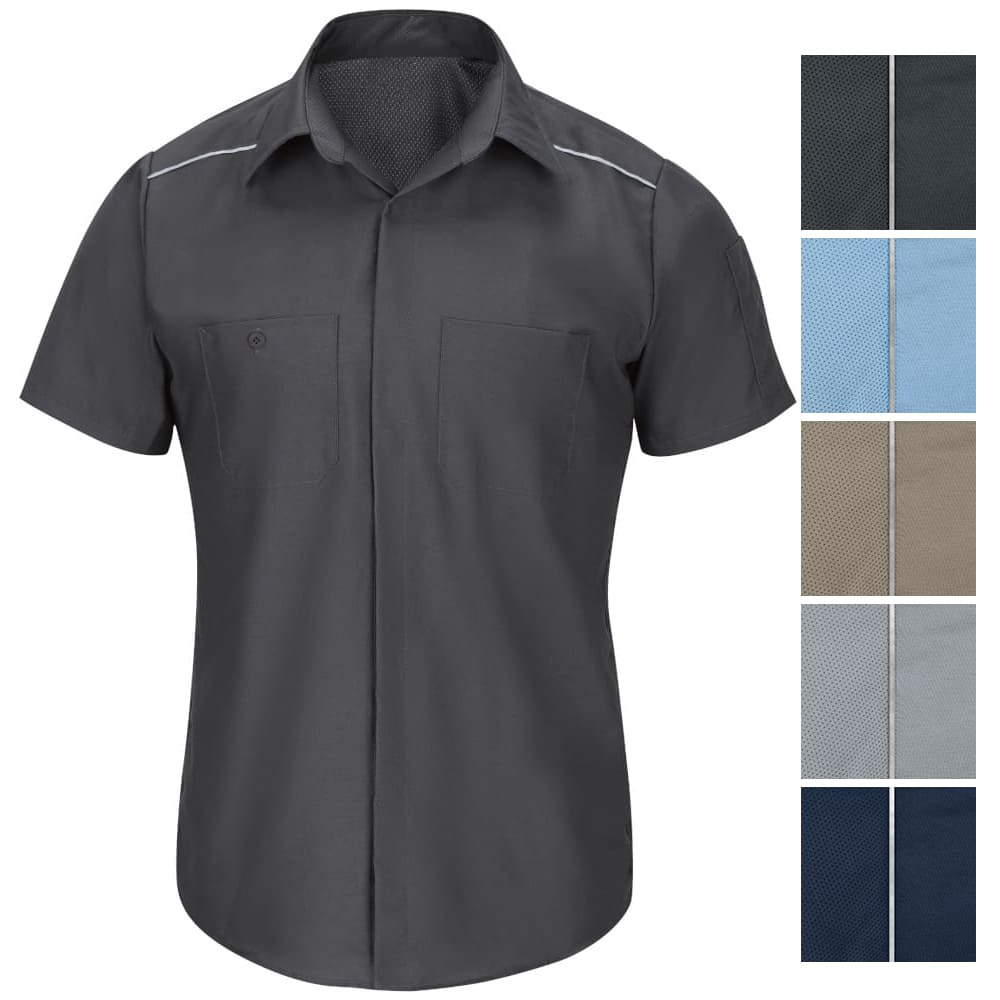 Men's Pro Airflow Work Shirt - Short Sleeve SP4A