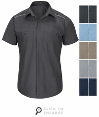 Men's  Pro Airflow Work Shirt - Short Sleeve SP4A
