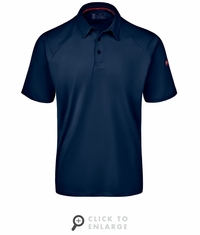 Navy Men's Cooling Stretch Jersey Polo