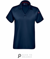 Navy Women's Cooling Stretch Jersey Polo