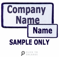 Patches - Company Name w/ Personal Name, Basic