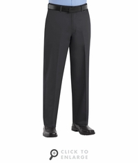 PC44 Men's Plain Front Cotton Casual Pant (3 Colors)
