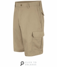PC86KH Men's Khaki Cotton Cargo Short