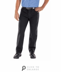 PD60BW Relaxed Fit Black Denim Jeans