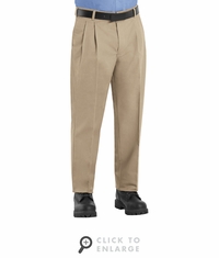 PT38KH Men's Khaki Bruched Twill Slacks