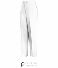 PT61WH Women's White Side-Elastic Insert Pant