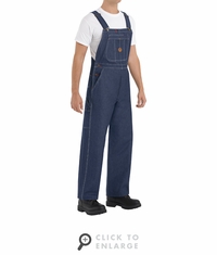 Red Kap BD10DN Men's Utility Denim Bib Overall