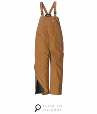 Red Kap BD30BD Men's Blended Duck Insulated Bib Overall