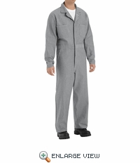 Red Kap CC16HB Fisher Herringbone Cotton Coveralls Button Front