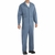 Red Kap CC16PB Postman Blue Cotton Coveralls Button Front