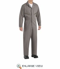 Red Kap CC18GY Gray Zip-Front Cotton Coveralls