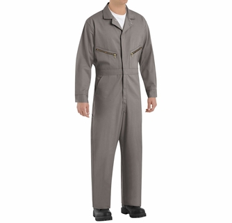 CC18GY Gray Zip-Front 100% Cotton Coverall by RedKap