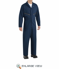 Red Kap CC18NV Navy Zip-Front Cotton Coveralls