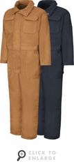 Red Kap CD32 Men's Blended Duck Insulated Coverall|2 Colors