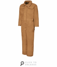 Red Kap CD32BD Men's Brown Blended Duck Insulated Coverall