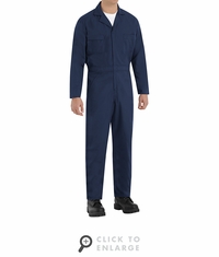 Red Kap CP30NV Navy Long Sleeve Poplin Speedsuit