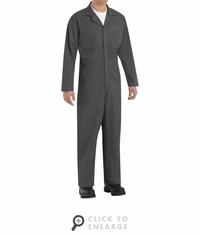 Red Kap CT10CH Charcoal Twill Action Back Coverall