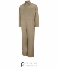 Red Kap CT10KH Khaki Twill Action Back Coveralls
