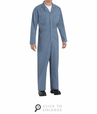 Red Kap CT10PB Postman Blue Twill Action Back Coverall