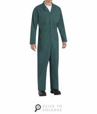 Red Kap CT10SG Spruce Green Twill Action Back Coverall