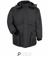 Red Kap JP70BK Black Heavyweight Parka